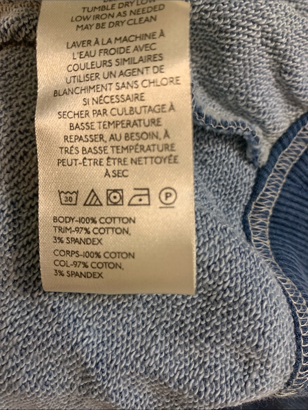 Free People Wild Blues 62 Zip Hoodie NWT We The Free Blue - Picture 9 of 10